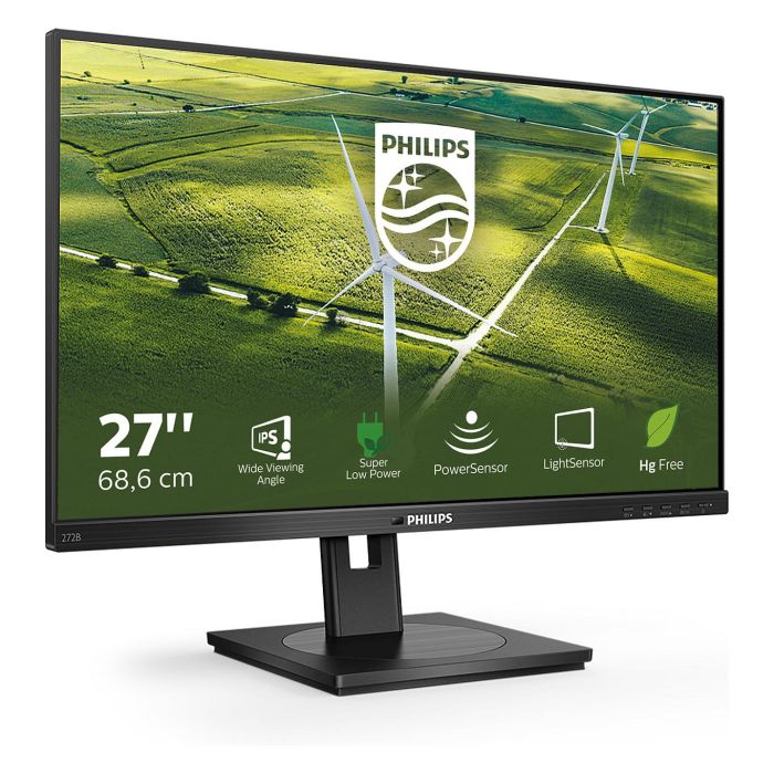Philips 272B1G/00 Monitor 27" Full HD (1920x1080) IPS 75 Hz, USB-C, Altavoces, USB Hub, LowBlue, Flicker-Free, VESA, Energy Star, TCO Certified