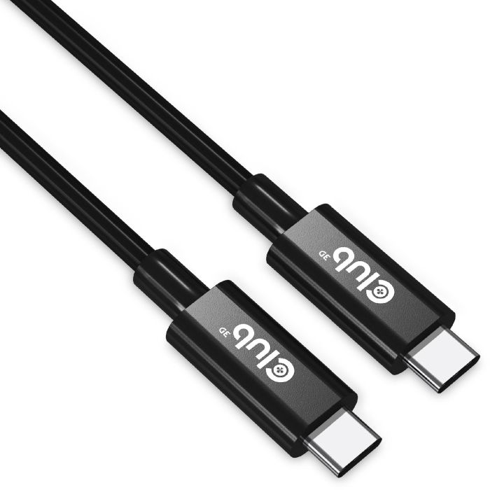 Club3D Cable USB 4 Tipo C PD 240W, 8K, 40Gbps, 3m Macho/Macho