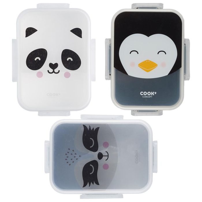 Cook Concept Fiambrera Infantil Animal 17x12x7.5 cm 2
