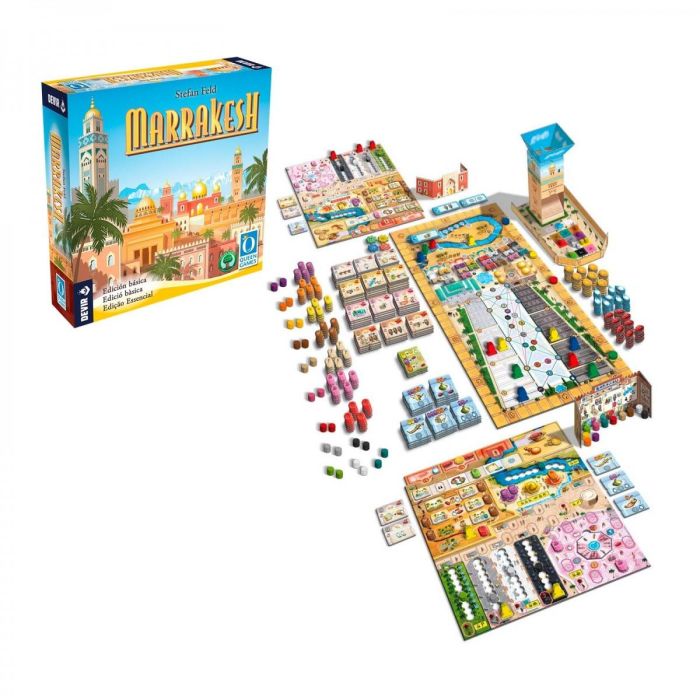 Devir Marrakesh Juego de Mesa para 2-4 Jugadores Idioma Castellano Portugués Catalán 1