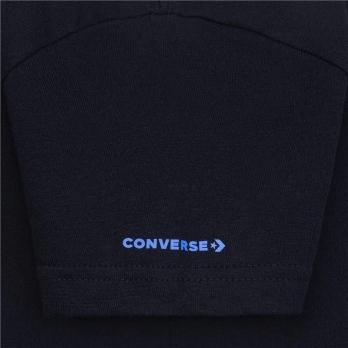 Camiseta de Manga Corta Infantil Converse Sustainable Core Sse Negro 4-5 Años 1