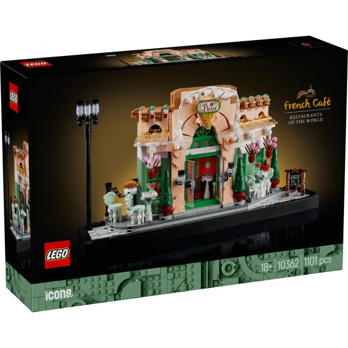 LEGO Icons 10362 Cafetería francesa, Set de Construcción para Adultos, Decoración Estantería Parisina 9 LEGO Icons 10362 Cafetería francesa, Set de Construcción para Adultos, Decoración Estantería Parisina 9