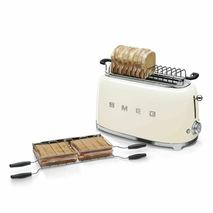 Tostadora Smeg TSF02CREU Blanco 1500 W 1 Tostadora Smeg TSF02CREU Blanco 1500 W 1