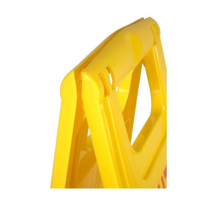 PROBBAX - FS-1001-YEL - Señal de suelo "CUIDADO" - 28 x 4 x 60 cm - Amarillo 1