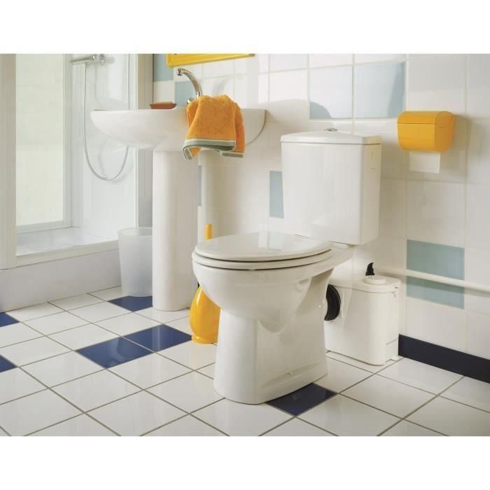 Sfa Sanisan Trituradora de Inodoro Adaptable a WC Tradicional - Bomba Maceradora con Desagüe 20m Horizontal / 1m Vertical 1 Sfa Sanisan Trituradora de Inodoro Adaptable a WC Tradicional - Bomba Maceradora con Desagüe 20m Horizontal / 1m Vertical 1