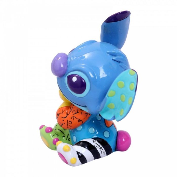 Enesco Figura Disney Stitch Estilo Britto en Resina Pintada a Mano - Arte Pop 2