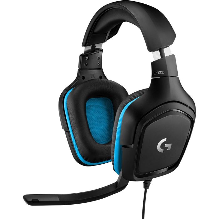 Logitech G432 Auriculares Gaming Cableados con Micrófono Sonido Envolvente DTS Headphone:X 2.0 Transductores 50mm USB Jack 3.5mm Negros 4 Logitech G432 Auriculares Gaming Cableados con Micrófono Sonido Envolvente DTS Headphone:X 2.0 Transductores 50mm USB Jack 3.5mm Negros 4