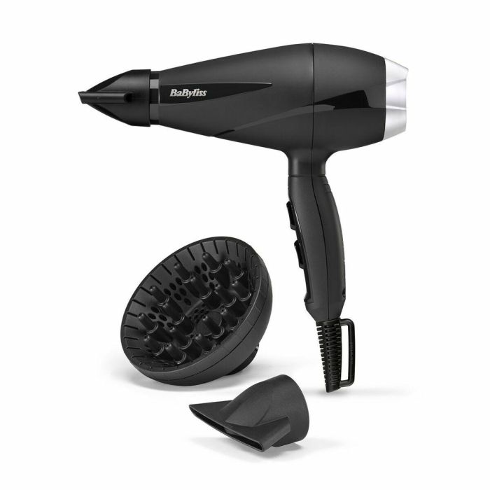 Babyliss 6710DE Secador de Pelo Turbo Pro 2100W, Motor AC, Iónico, con 2 Boquillas y Difusor, Secado Rápido, Antiescrespamiento 13 Babyliss 6710DE Secador de Pelo Turbo Pro 2100W, Motor AC, Iónico, con 2 Boquillas y Difusor, Secado Rápido, Antiescrespamiento 13