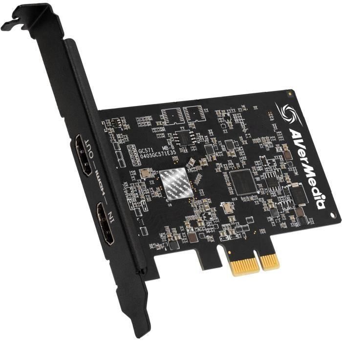 Tarjeta de Adquisición - AVERMEDIA - Transmisor en Vivo Ultra HD GC571 - Pass-Through 4K60 - VRR 2 Tarjeta de Adquisición - AVERMEDIA - Transmisor en Vivo Ultra HD GC571 - Pass-Through 4K60 - VRR 2