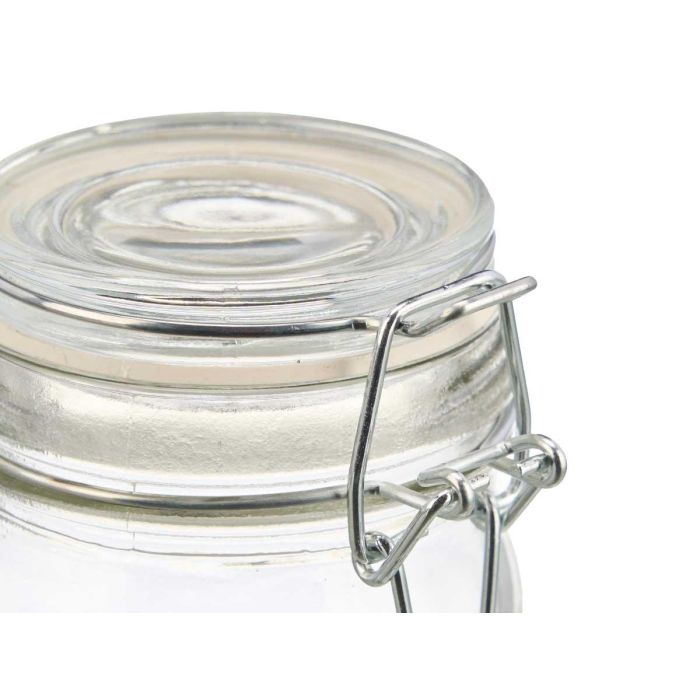 Tarro Cristal Redondo Hermetico 150Ml Vivalto 9X9CM (24 Unidades) 3 Tarro Cristal Redondo Hermetico 150Ml Vivalto 9X9CM (24 Unidades) 3