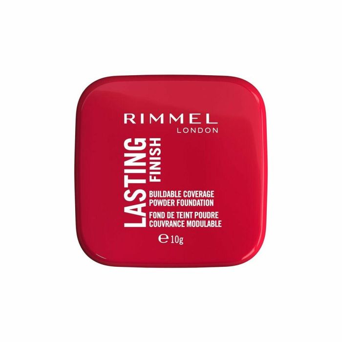 Rimmel London LASTING FINISH compact #06-rose vainilla, Base de Maquillaje Compacta Larga Duración, Control Brillos, Waterproof, Vegana 10g 1