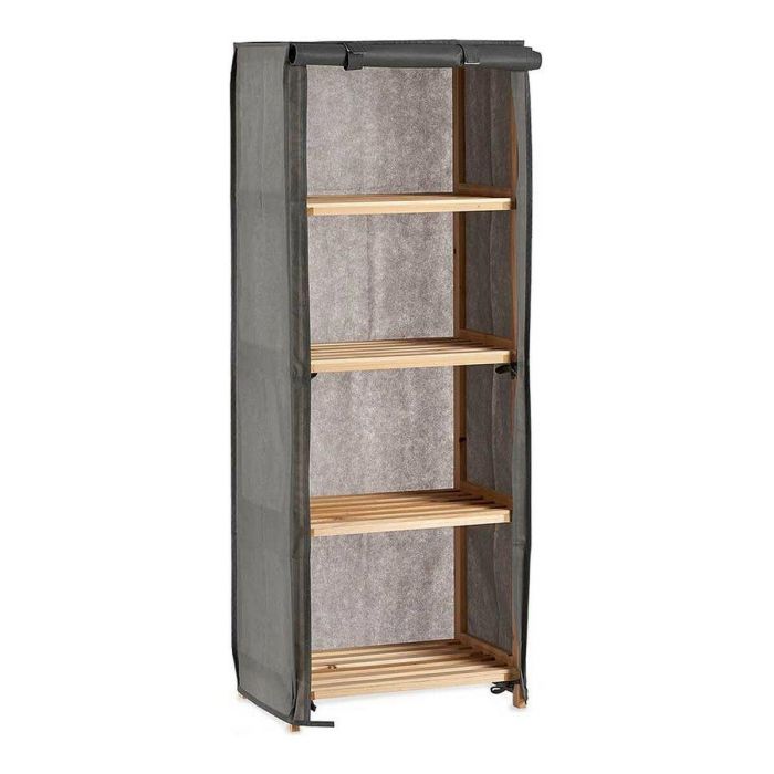 Estantería Kipit Gris 30x113x42 cm - Madera y Tela (3 Unidades) Estantería Kipit Gris 30x113x42 cm - Madera y Tela (3 Unidades)