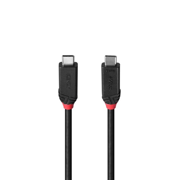 Cable USB-C a USB-C LINDY 37002 Negro 2 m 6