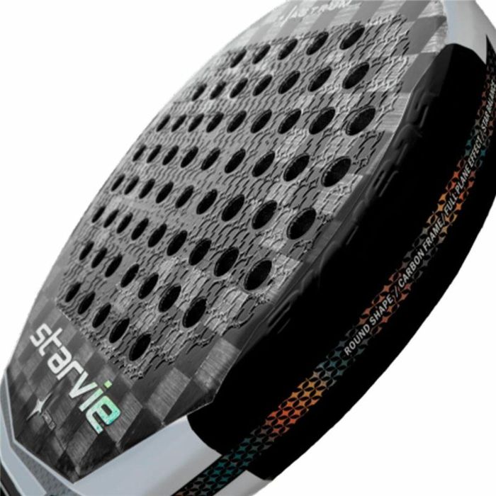 Pala de Pádel Starvie Astrum Negro Carbono Goma Eva 1 Pala de Pádel Starvie Astrum Negro Carbono Goma Eva 1