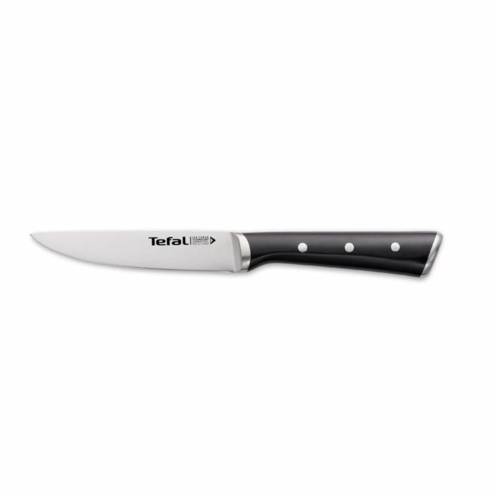 Cuchillo de Cocina Tefal K2320914 ICE FO Negro Mediano Acero Inoxidable 11 cm 11 Cuchillo de Cocina Tefal K2320914 ICE FO Negro Mediano Acero Inoxidable 11 cm 11