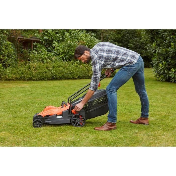 Cortacésped 1600 W 38cm bemw471bh-qs black+decker 3