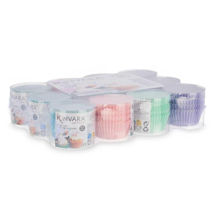 Set 100 Moldes Papel Reposteria 10Cm Surtidos Kinvara (48 Unidades) 2 Set 100 Moldes Papel Reposteria 10Cm Surtidos Kinvara (48 Unidades) 2