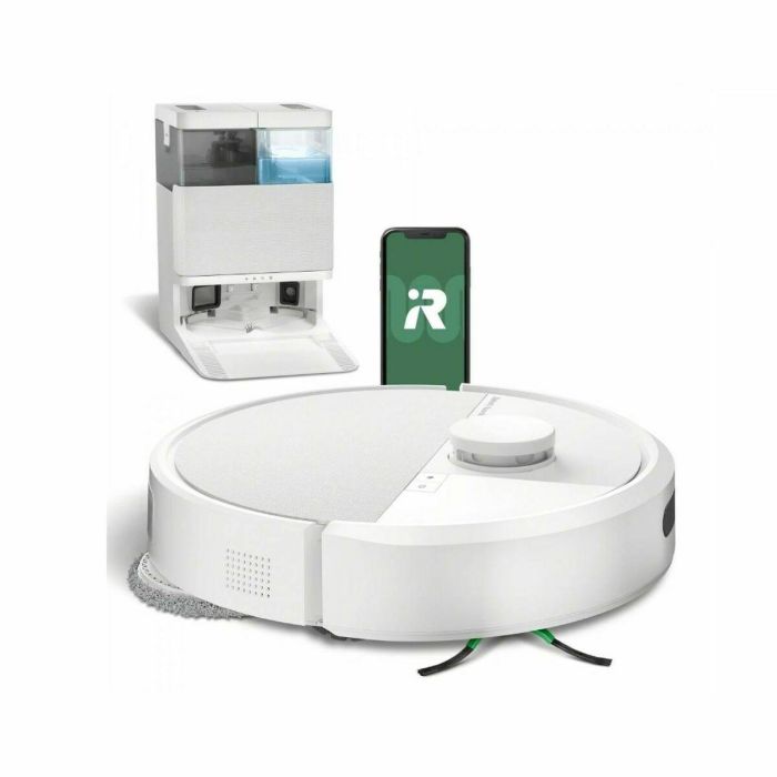 iRobot IRO5061042262905 Roomba Plus 405 Combo Robot AutoWash Base multifunción Lava y seca LiDAR Clearview 21