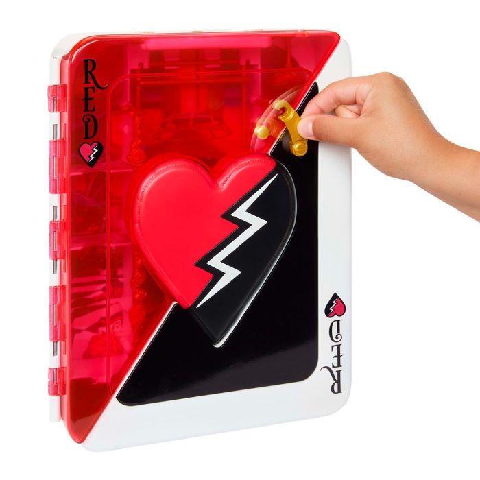 Mattel Hwt98 Armario Plegable de 14 Piezas para Muñeca Red Disney Descendants 'Hora de Rebelarse' Mattel Hwt98 Armario Plegable de 14 Piezas para Muñeca Red Disney Descendants 'Hora de Rebelarse'