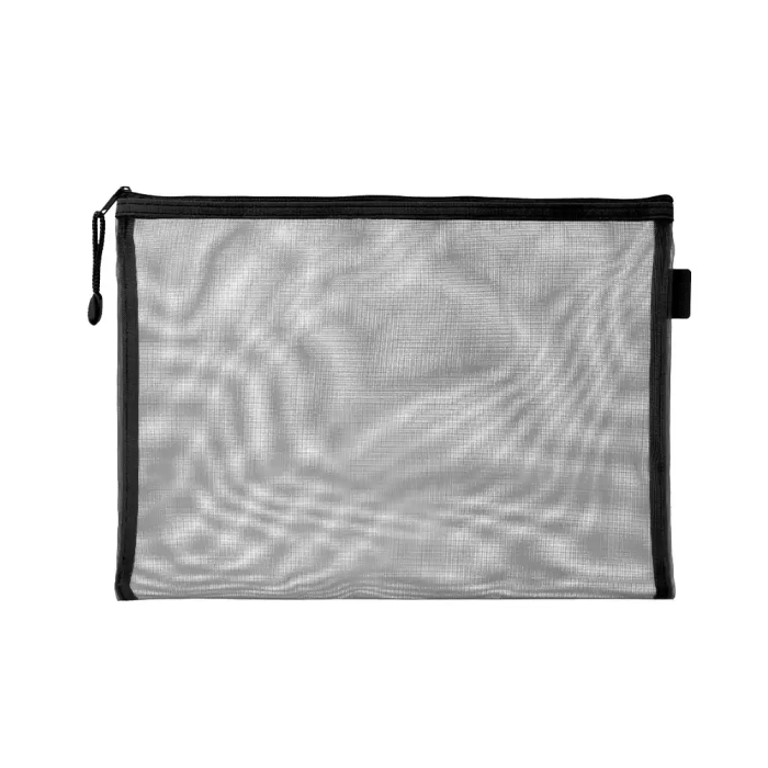 Liderpapel Bolsa Zipper Bag Multiusos Poliéster Transpirable DIN A5 Negro 1