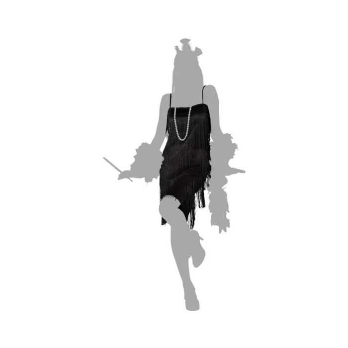 Disfraz Charleston Negro Adulto Mujer Adulto XL 4 Disfraz Charleston Negro Adulto Mujer Adulto XL 4