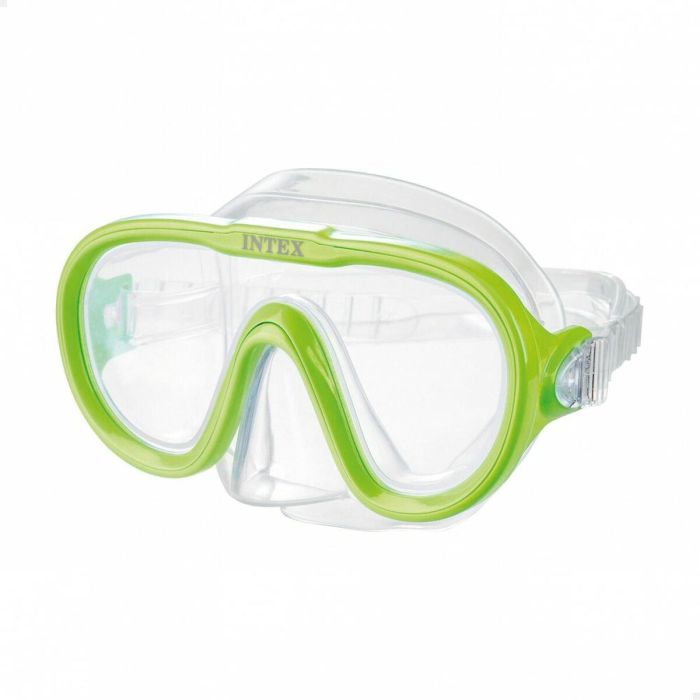 Gafas de Buceo con Tubo Intex Adventurer Verde 3 Gafas de Buceo con Tubo Intex Adventurer Verde 3