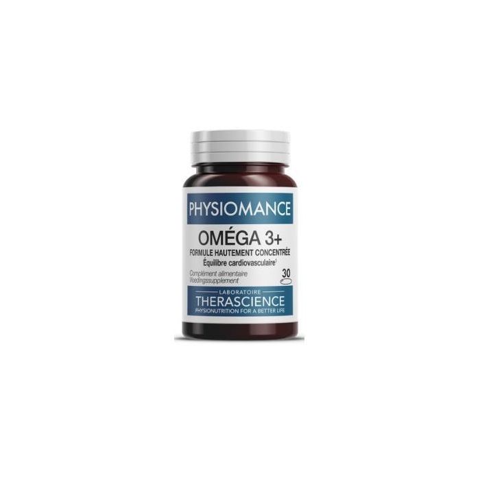 Physiomance Omega 3 Plus 30 Perlas para el Colesterol y Salud Cardiovascular