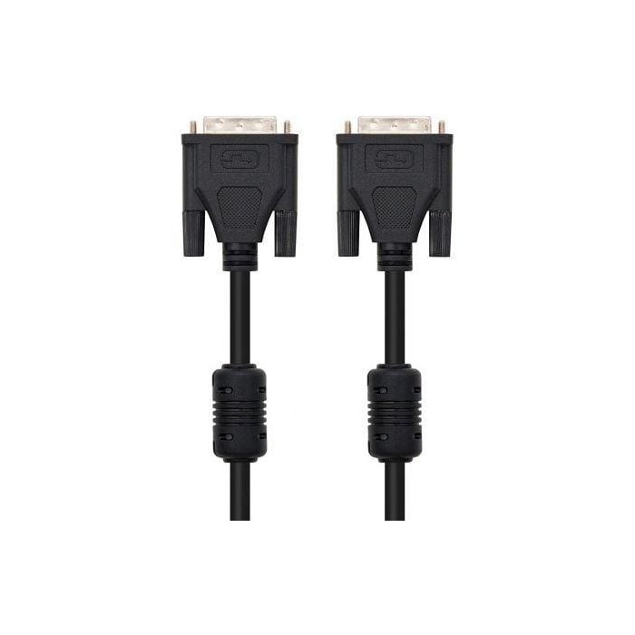 Nanocable 10.15.0802 Cable DVI Dual Link 24+1 Macho-Macho 1.8m Negro con Ferrita Soporta Full-HD 1080p, 10.2 Gb/s, 330MHz 3 Nanocable 10.15.0802 Cable DVI Dual Link 24+1 Macho-Macho 1.8m Negro con Ferrita Soporta Full-HD 1080p, 10.2 Gb/s, 330MHz 3