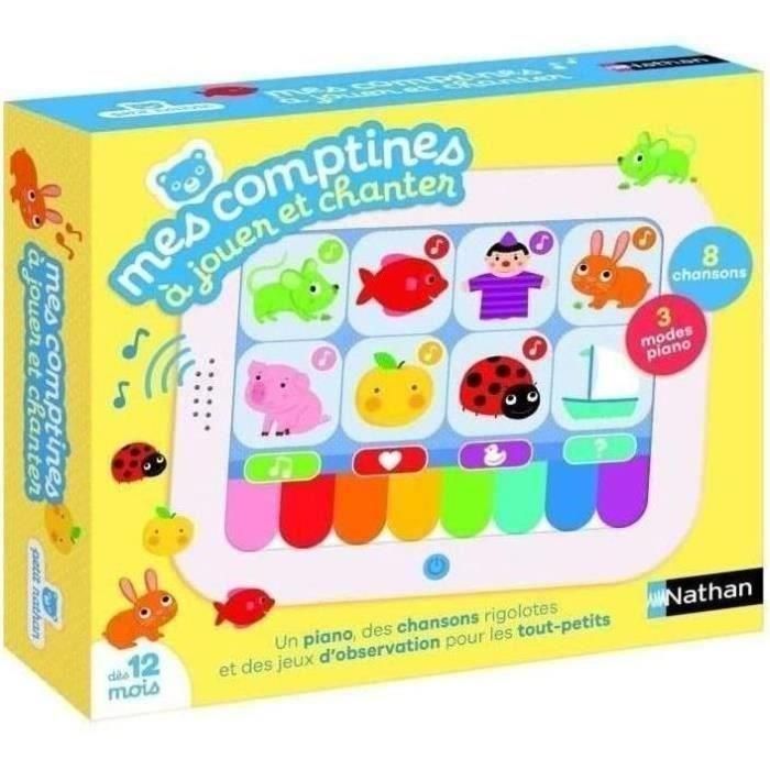 Nathan NAT3262190003071 Juego Interactivo Mis Canciones Infantiles para Jugar y Cantar - ¡Descubre y Canta 8 Canciones! Nathan NAT3262190003071 Juego Interactivo Mis Canciones Infantiles para Jugar y Cantar - ¡Descubre y Canta 8 Canciones!