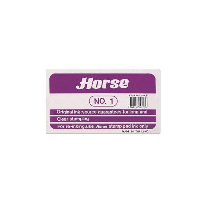 Tampon Horse Nº1 Violeta 12 unidades