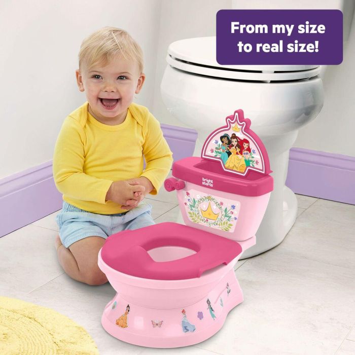 Bright Starts Mini Inodoro Princesas Disney con Reductor de Asiento 2 en 1 BRI17555 6 Bright Starts Mini Inodoro Princesas Disney con Reductor de Asiento 2 en 1 BRI17555 6