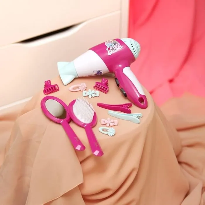 Klein Barbie Set de Peluquería con Secador de Pelo 5790, 7 Piezas 4
