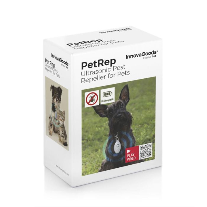 Antiparásitos por Ultrasonidos Recargable para Mascotas PetRep InnovaGoods 1 Antiparásitos por Ultrasonidos Recargable para Mascotas PetRep InnovaGoods 1