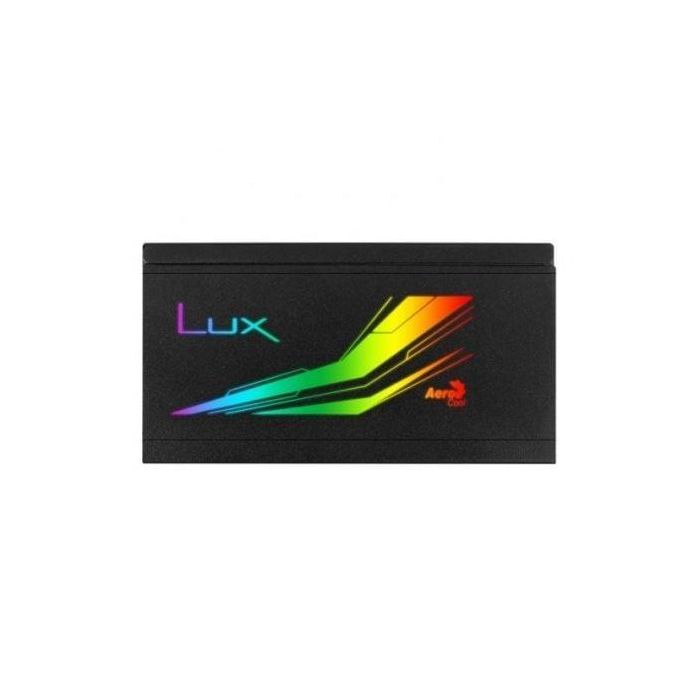 Fuente de Alimentación Aerocool LUX RGB 550M/ 550W/ Ventilador 12cm/ 80 Plus Bronze 1 Fuente de Alimentación Aerocool LUX RGB 550M/ 550W/ Ventilador 12cm/ 80 Plus Bronze 1
