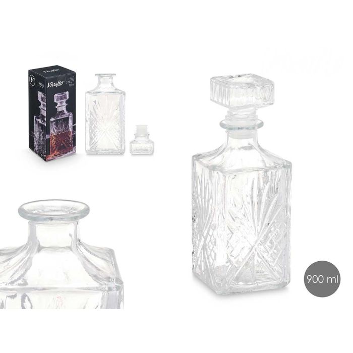 Licorera Tallada Rombos 900Ml Vivalto 9x23x9cm (12 Unidades) 0 Licorera Tallada Rombos 900Ml Vivalto 9x23x9cm (12 Unidades) 0