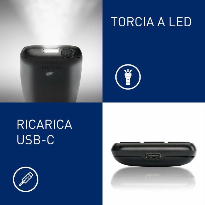 Teléfono Móvil para Mayores Panasonic KX-TF400EXB 4 Teléfono Móvil para Mayores Panasonic KX-TF400EXB 4
