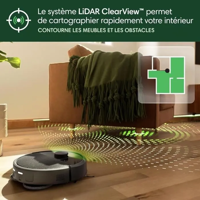 Irobot Aspiradora robot Roomba Plus 405 Negra IRO1743805957864 Compatible con IoT Limpieza programable 5