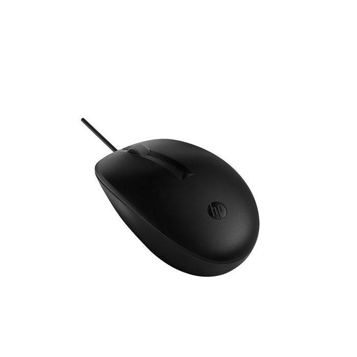 HP 128 Ratón con Cable Láser Cómodo para Productividad Diaria 2
