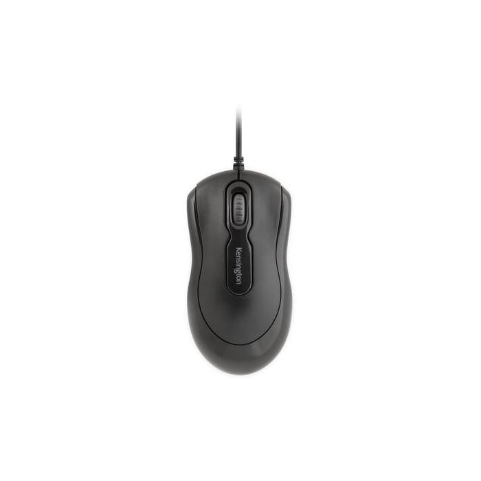 Kensington Ratón Óptico USB-A 1000 DPI Ambidextro con Cable 1.8m Negro para PC/Mac, Fabricado con 65% Material Reciclado 2
