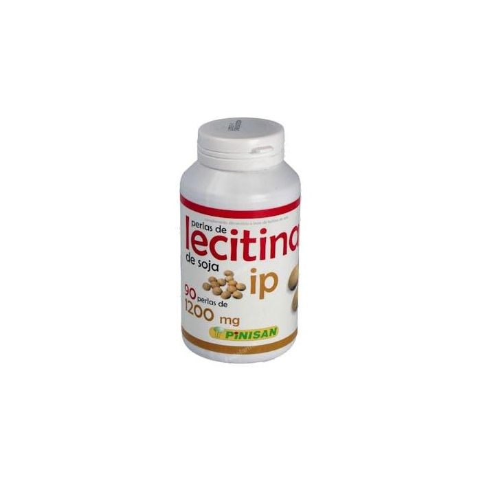 PINISAN Lecitina de Soja IP 1200mg 90 Perlas, sin gluten ni lactosa, ideal para menopausia
