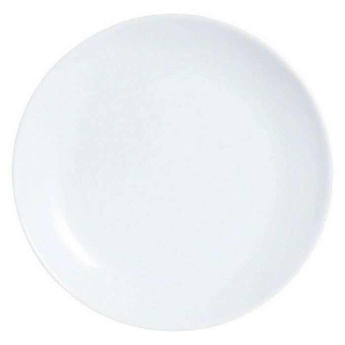 Set de Platos Luminarc Diwali 6 pcs Blanco Vidrio 19 cm 1 Set de Platos Luminarc Diwali 6 pcs Blanco Vidrio 19 cm 1