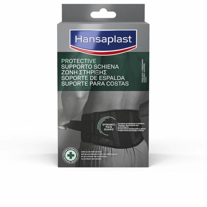 Hansaplast Soporte de Espalda Ajustable con Tecnología Dynamic Pain Guard, Soporte 360° y Ajuste Dinámico