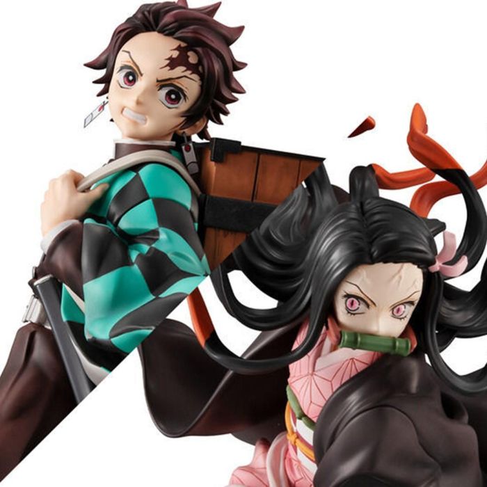 Megahouse Figura Serie G.E.M. Demon Slayer - Hermanos Kamado de Kimetsu no Yaiba, PVC Pintado a Mano, 17cm y 13cm 1 Megahouse Figura Serie G.E.M. Demon Slayer - Hermanos Kamado de Kimetsu no Yaiba, PVC Pintado a Mano, 17cm y 13cm 1