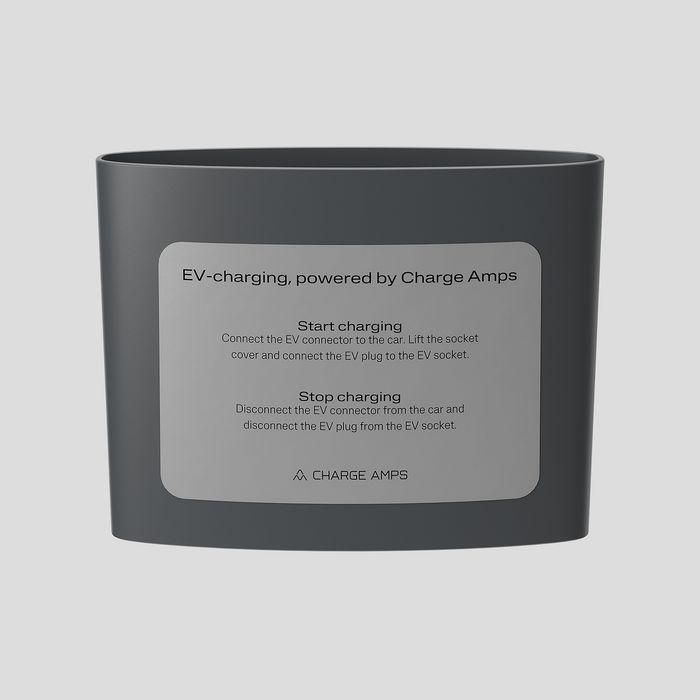 Charge Amps Dawn Pole Mount Sticker Plate Charge Amps Dawn Pole Mount Sticker Plate