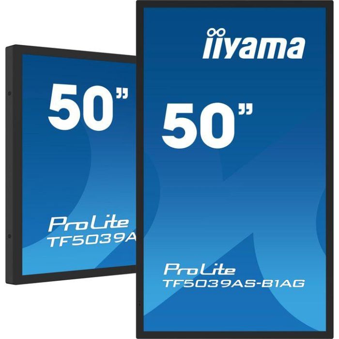 Monitor Iiyama 50" Pcap Ag Bezel Free 40-Points, 1920X1080, Andr. 11,4Gb, 32Gb, Ips, 24/7, 2Xhdmi, Dp, 435Cdm2 , Landsc-Portr-Face-Up Mode, Lan, Rs232, Vesa 200X200Mm (TF5039AS-B1AG) 3 Monitor Iiyama 50" Pcap Ag Bezel Free 40-Points, 1920X1080, Andr. 11,4Gb, 32Gb, Ips, 24/7, 2Xhdmi, Dp, 435Cdm2 , Landsc-Portr-Face-Up Mode, Lan, Rs232, Vesa 200X200Mm (TF5039AS-B1AG) 3