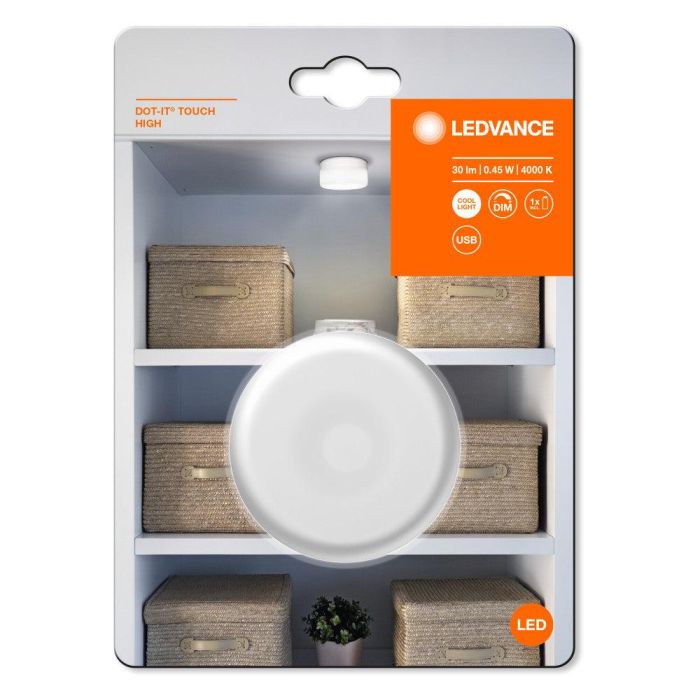 [LVE-4058075399709] Plafón LED LEDVANCE 0,45W 32Lm 4000K 120 °  Regulable IP20 1