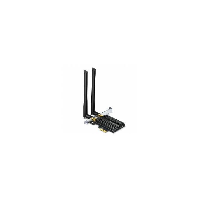 TP-Link Archer TX50E Adaptador Wi-Fi 6 (802.11ax) Bluetooth 5.0 PCIe Doble Banda 2.4/5GHz con Antenas Alta Ganancia para PC Gaming