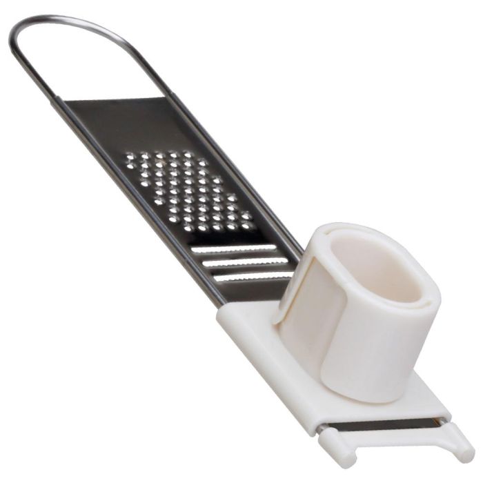 Cook Concept Rallador de Especias Acero y Plástico para Aromatizar Platos, Largo 22.5 cm 6