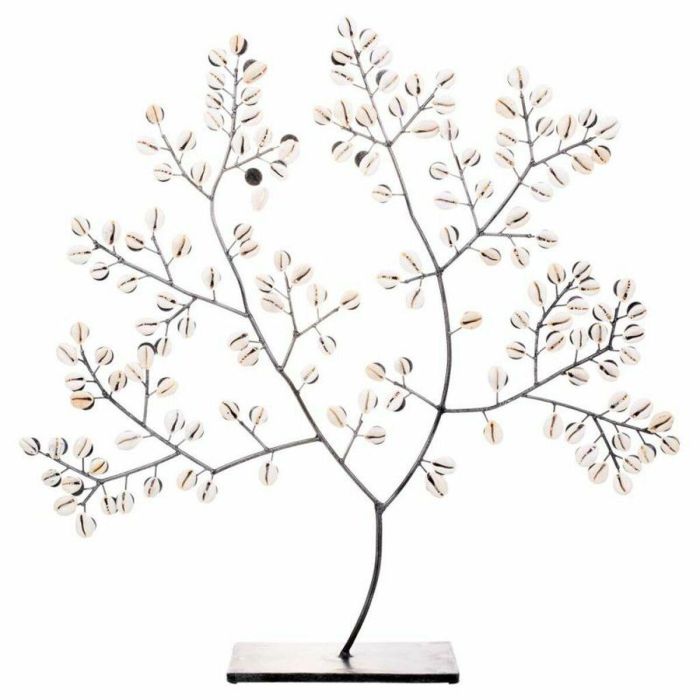 Figura Decorativa Alexandra House Living Metal Concha Árbol 52 x 10 x 54 cm 4