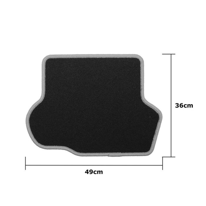 Set de Alfombrillas para Coche OCC Motorsport OCCCT0031RD Negro Rojo Citroen DS5 Terciopelo 5 Piezas 4